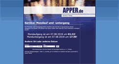 Desktop Screenshot of mond.apper.de